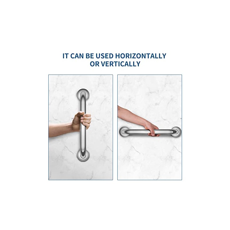 Gotega Shower Grab Bar 2 Pack,Stainless Steel Bathroom Grab Bar