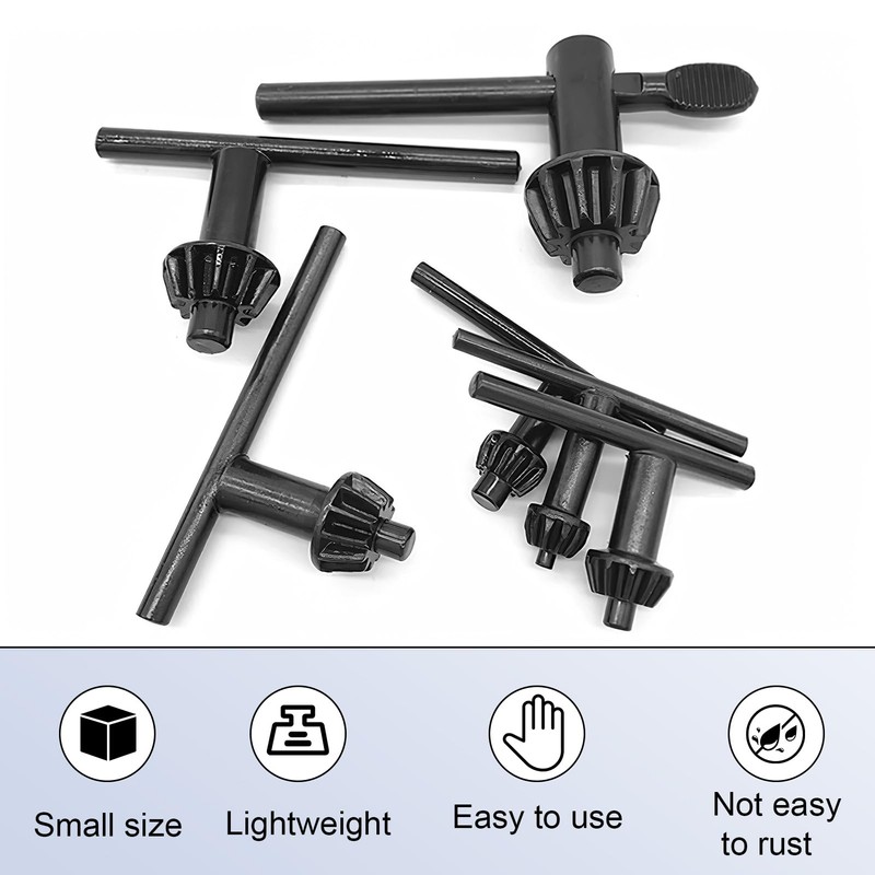 6 Pieces Universal Chuck Keys for Drills, Drill Chuck Key