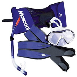 Mosconi Unisex Senior Bora Trio Snorkel Set, XXL