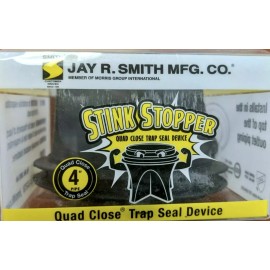 JAY R. SMITH 4" Pipe Drain Stink Stopper Quad Close Trap Seal