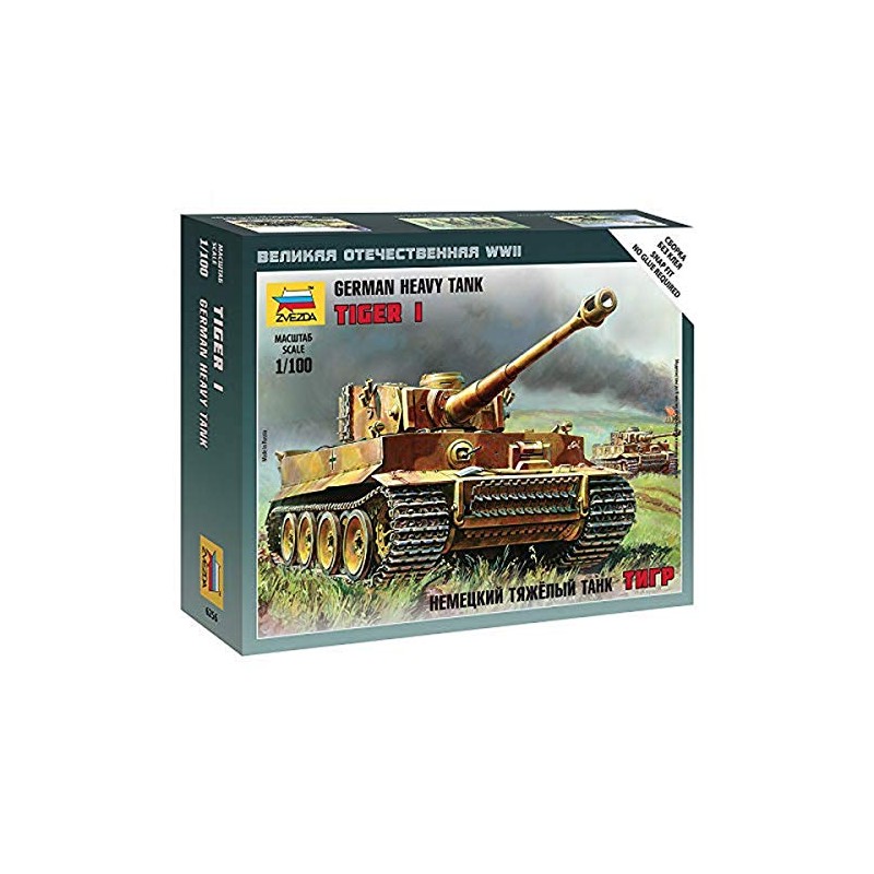 Zvezda 500786256 – 1: 100 German Heavy Tank Tiger I