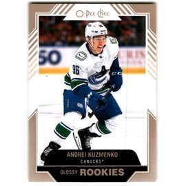 2022-23 Upper Deck O-Pee-Chee Glossy Gold #R12 Andrei Kuzmenko Rookie Card RC Hockey Card Vancouver