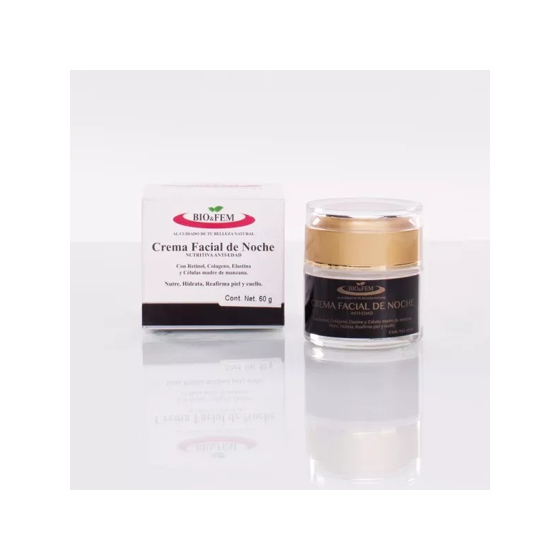 Biofem Crema Facial Antiarrugas De Noche Bio & Fem 60