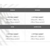 California Design Den Deep Fitted Sheet King Size Only -