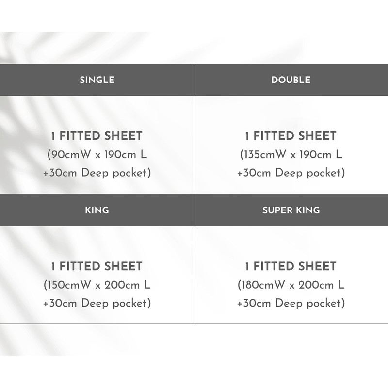 California Design Den Deep Fitted Sheet King Size Only -