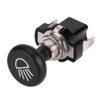 Qiilu Car Push Light Switch, 12 V Car Headlight Pressure