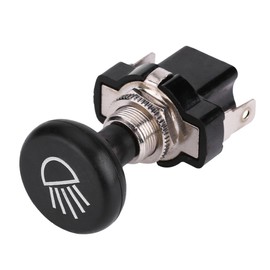 Qiilu Car Push Light Switch, 12 V Car Headlight Pressure Light Switch, Car Push Button Switch Switch for Cart EZ_GO Club Car Light Switch Car Universal