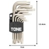 TONE Torx L Shape Wrench Set TXLN1200H Contents: 12 Pieces