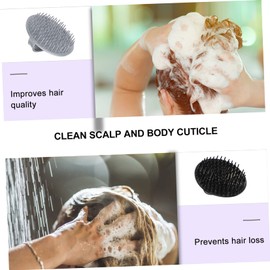 WOONEKY 6pcs Scalp Massage Brush Soft Bristle Hair Care Tool for Cleansing and Dandruff Removal for All Hair Types Relaxing Scalp for Shower Use