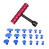 Car Dent Puller Repair Tool, 19 Pcs Paintless Dent Puller