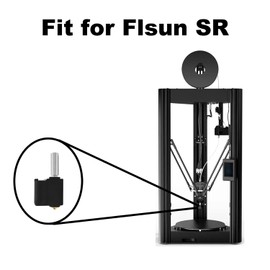 for FLSUN SR Super Racer Hotend Assembled Extruder with 0.4mm Brass Nozzle for 3D Printer Print Head Hot End Kit with Silicone Sock Heatbreak Throat Tube Heater Block Support High Speed Printing
