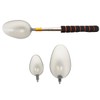 FONGKNOX Fishing Telescope Baits Casting Spoons Stainless Steel Groundbait Scoop