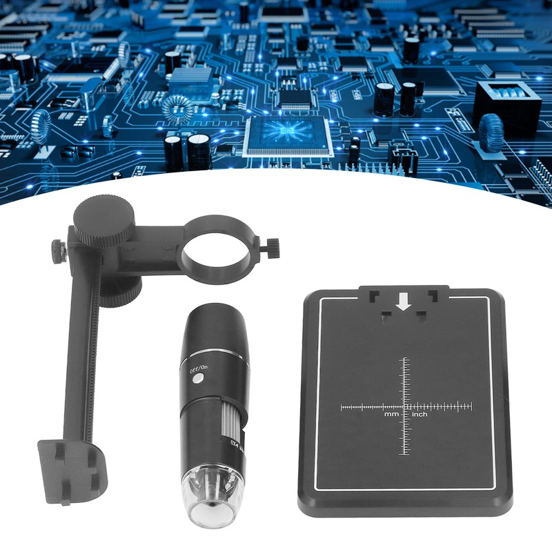WiFi Microscope Portable Digital USB Magnifier with 8 LED for