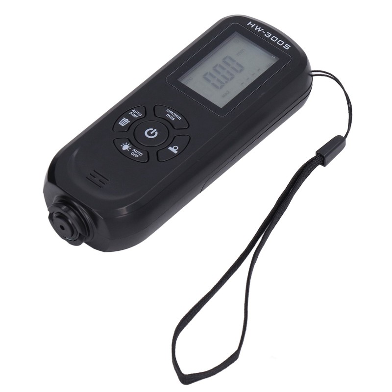 HW‑300S Coating Thickness Gauge Digital Backlight LCD Film Thickness Meter