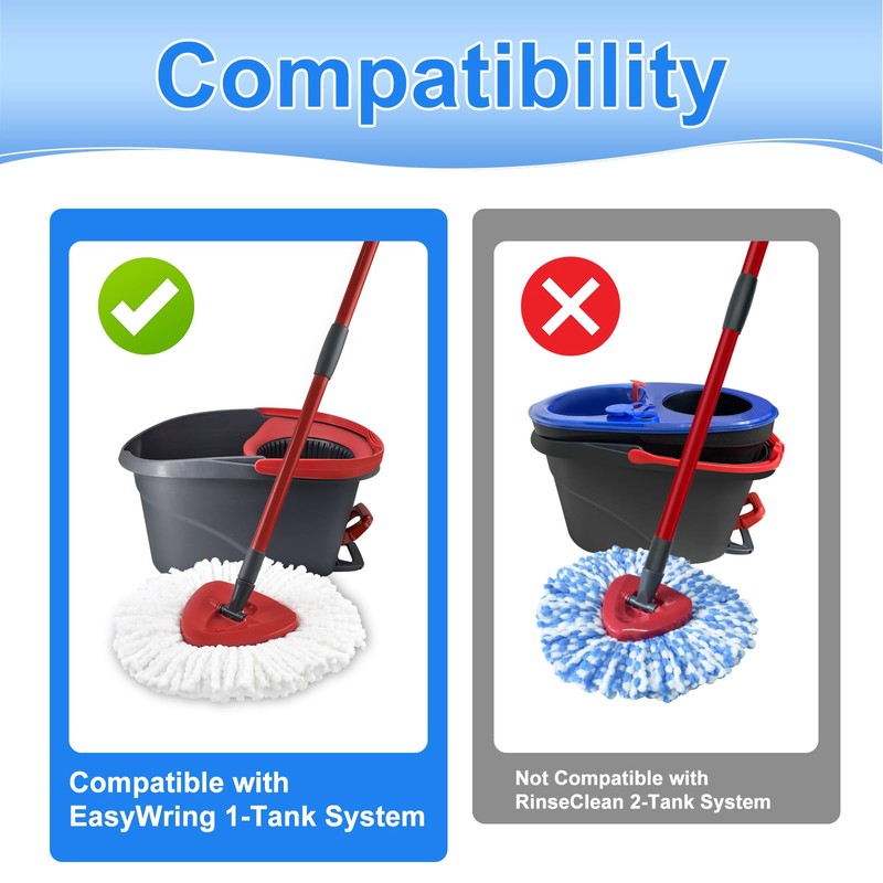 Mop Heads Replacements for Ocedar, Mop Replace Head for O