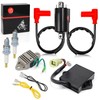 Ignition Coil Igniter CDI BOX Regulator Spark Plug Kit For