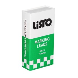 Listo 162 Marking Pencils Refill, Box of 72, Grease Pencils/China Marking Pencils/Wax Pencils (Color: Green)