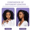 Ocean Wave Crochet Hair 7 Packs 12 Inch Black Deep