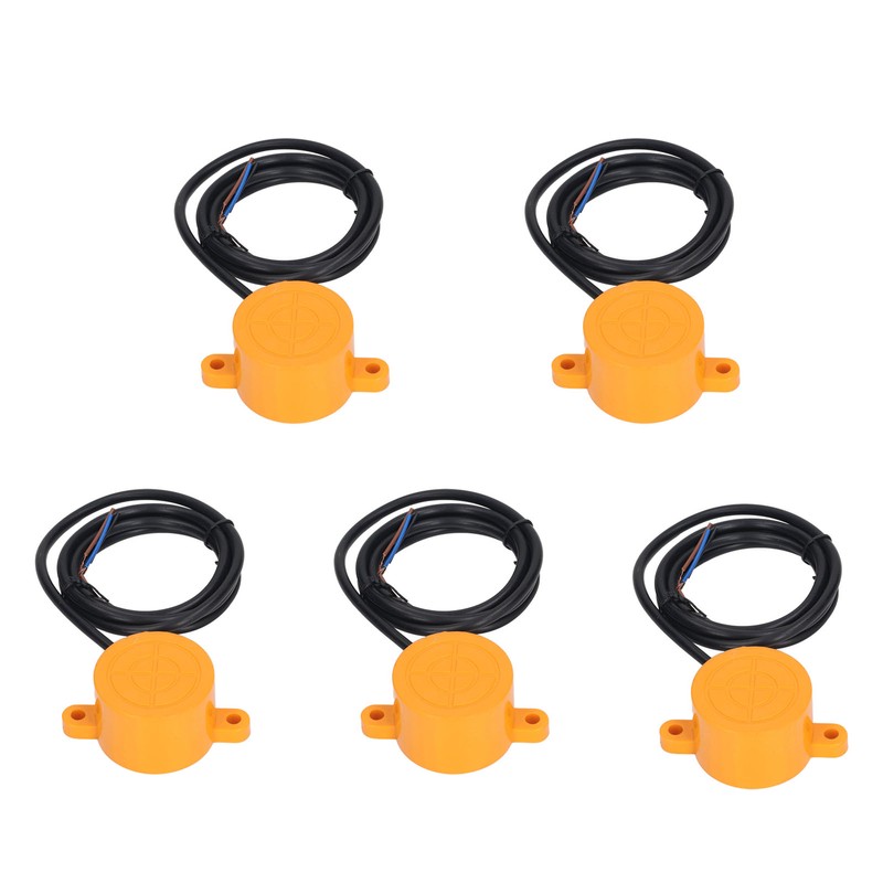 5PCS Cylindrical Proximity Switch NPN Normally Open Distance Approach Sensor