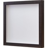 7x7 Brown Walnut Shadow Box Frame | 3/4" of Depth