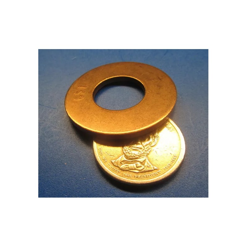 Unbranded Bronze Round Washer, No 5/8 Screw, 1.50" OD x