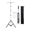 OMUKY Telescopic Lantern Stand with Base Outdoor Camping Lamp Stand