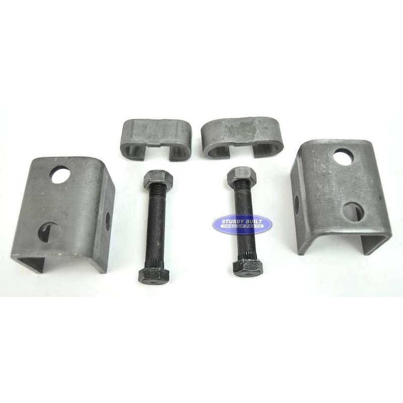Sturdy Built Trailer Single Axle Slipper Leaf Spring Hanger Kit