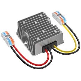 Cocar 12V to 24V Step Up Converter 15A 360W, 12-24V Converter for Golf Cart, Vehicle, Boat etc. (Accepts DC9-20V Inputs, Type C Plug)