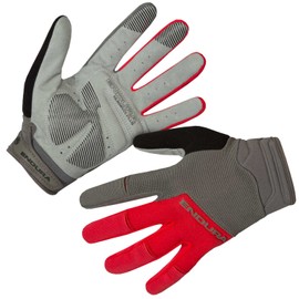 Endura Men's Hummvee MTB Cycling Glove, Full Finger - Red, Small