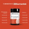Elemental B Complex Complejo B 60 Cápsulas De 673mg Vitaminas