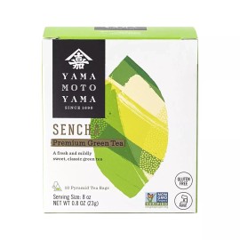 Yamamotoyama Japanese Yamamotoyama SENCHA Premium Green Tea 10 Pyramid Tea Bags 0.8 oz (23g)