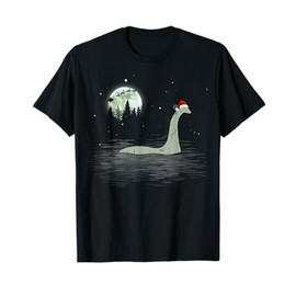 Loch Ness Monster Christmas Santa Nessie Xmas Pajamas T-Shirt