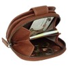 70537 Luxury Leather Women's Purse with Zip 11.5 cm Various