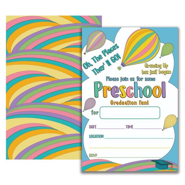 FujLoy 20 Cards With Envelopes, Graduation Party Invitations 2025, 2025