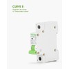 12V-110V DC Miniature Circuit Breaker, 6 Amp 1 Pole Battery