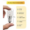 LAMARE Pack of 6 Bulbs - E14 15W Warm White