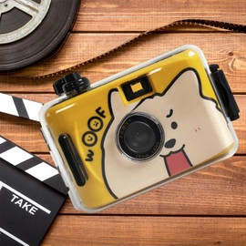 Waterproof Disposable Camera 35mm Dog Patterns - Underwater Film Camera for Beach, Snorkeling, Swimming & Summer Vacations - 18 Exposures, No Flash, Durable Design for Teens & Adults