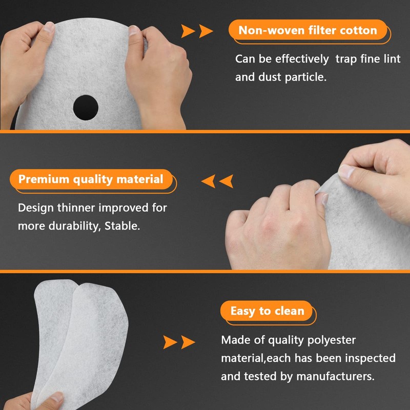 20PCS Universal Cloth Dryer Exhaust,Dryer Lint Filter Replacement Compatible Filter