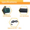 1 Pair E-Bike Throttle Grip with LCD Battery Voltage Display,