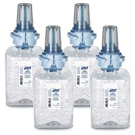 PURELL Advanced Green Certified Instant Hand Sanitizer Refill Gel, 700 mL, 4/Carton