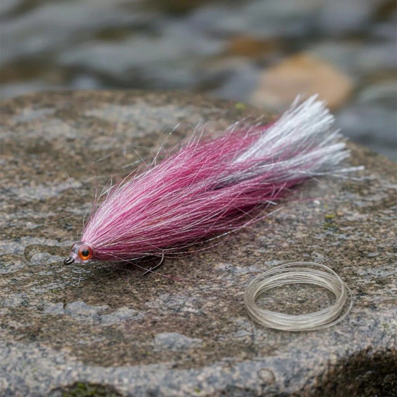 Mosca De Pesca Tipo Streamer Para Lucio, Atada A Mano,