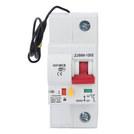 WiFi Circuit Breaker 1P 100A APP Remote Control Smart Circuit Breaker Switch with Timing Function AC110V (AC110‑130V)