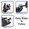 Plastic Zip Ties Holder with Luminous Effect Tool Belt Organizer