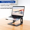 BESIGN LS03 Aluminum Laptop Stand, Ergonomic Detachable Computer Stand, Riser