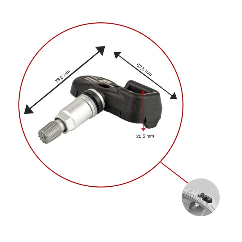 LST Tyre Pressure Sensor RDCi TPMS Sensor 433 MHz RAV