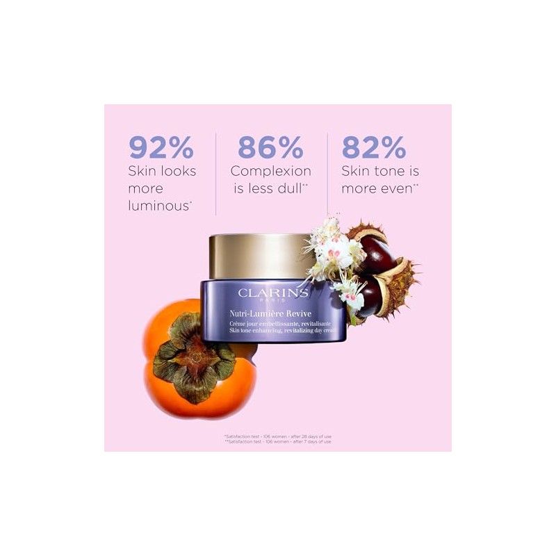 CLARINS - Crema de Día Nutri Lumiere Revive, 50 ml