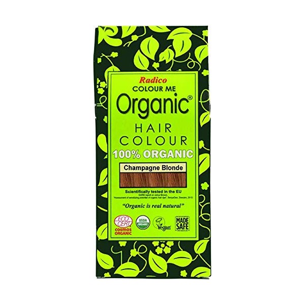 Radico Colour Me Organic Plant Hair Color Champagne Blonde Organic Vegan Natural Cosmetic – Champbl
