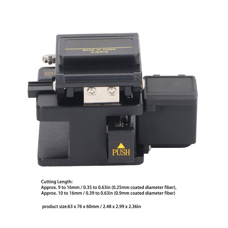 Fiber Cleaver High Accuracy Cold Splicing Hot Melting Optical Fiber