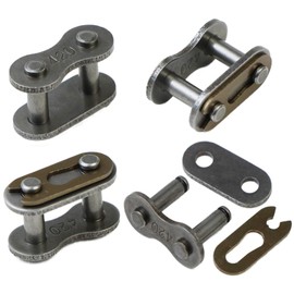 Hyamass 4 Pcs 420 Chain Master Links & Motorcycle Chain Connector for 50-125cc ATV, Quad, Pocket Bike (Durable Replacement Links)