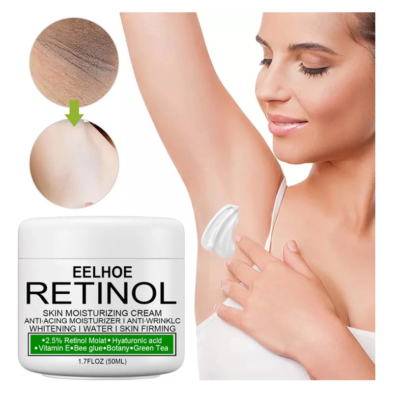 Crema Blanqueadora En V Para Axilas, Codos Y Rodillas, Aclar